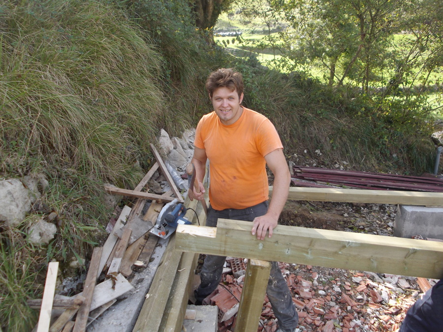 construcción casa de madera