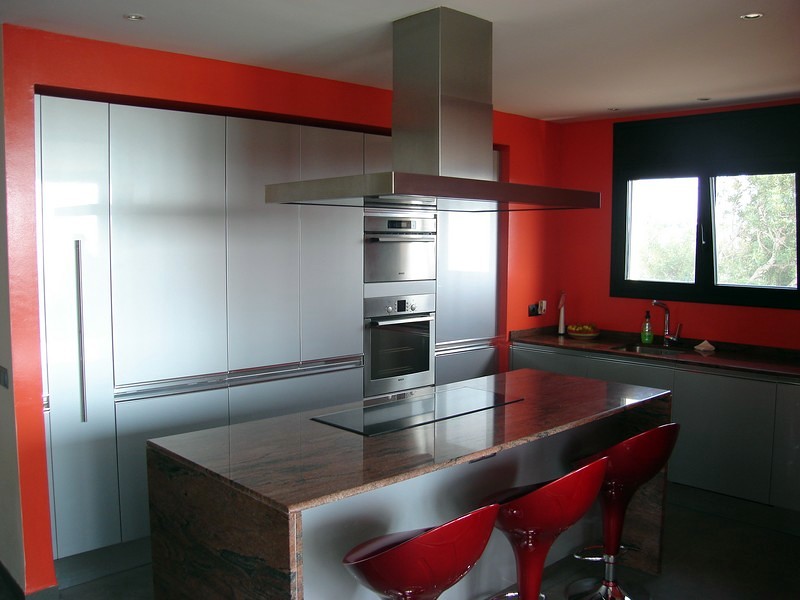 Construcción chalet estilo moderno