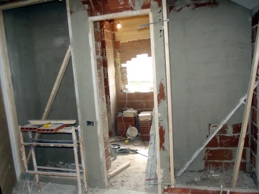 construccion de baño y armarios empotrados