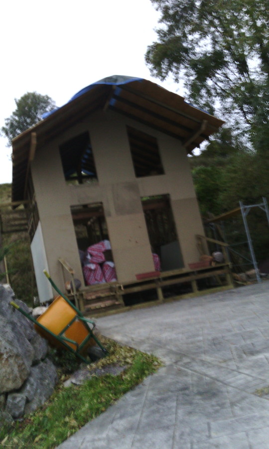 construcción de casas de madera