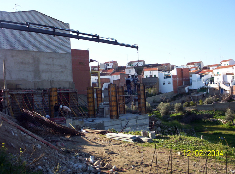 construccion de muros de hormigon