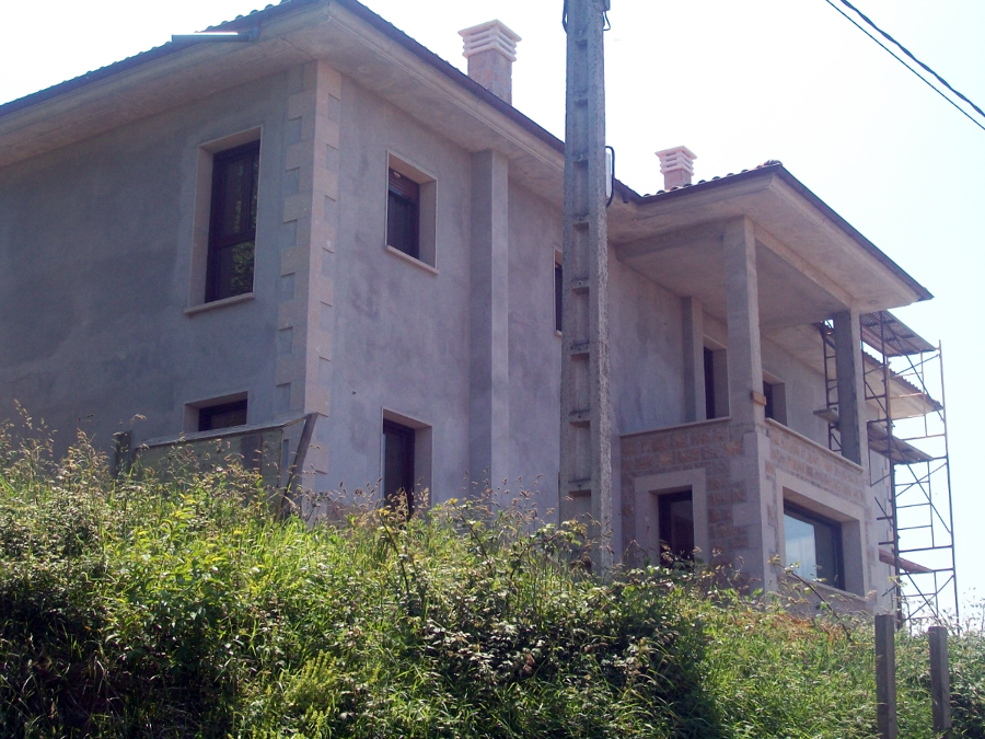 construccion de vivienda unifamiliar en peñaferruz gijon