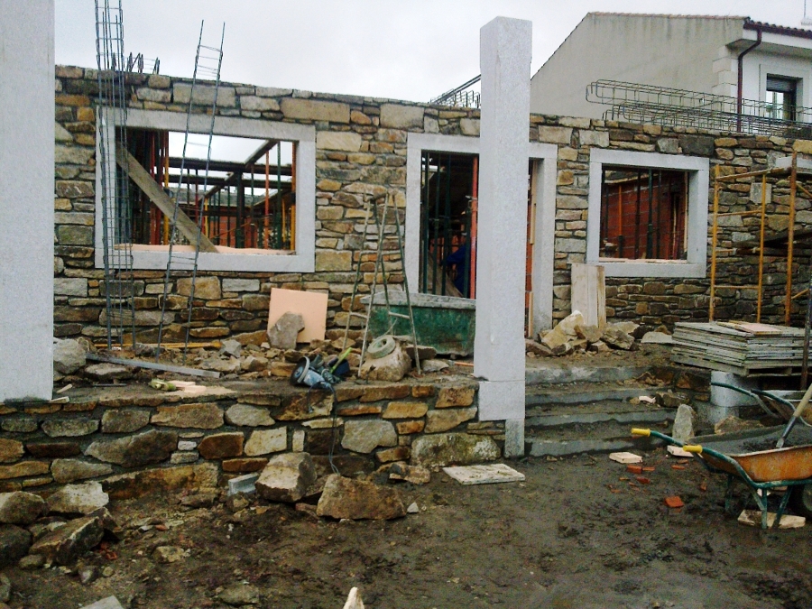 Construcción en piedra casa en Bermillo de Sayago, Zamora