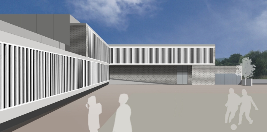 (Construcción) Escuela Vall-Llòbrega, Vall-Llòrbrega (Girona)