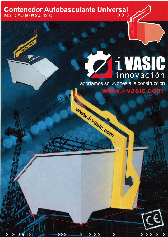 Contenedor basculante de Escombros