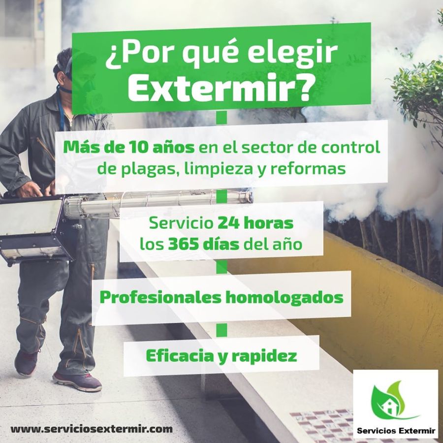 Razones por las que elegir a Servicios Extermir