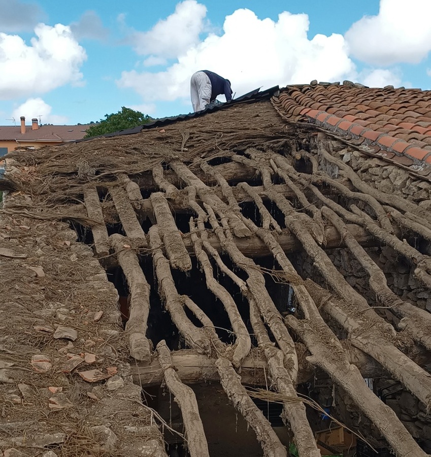 Retejado en zona rural