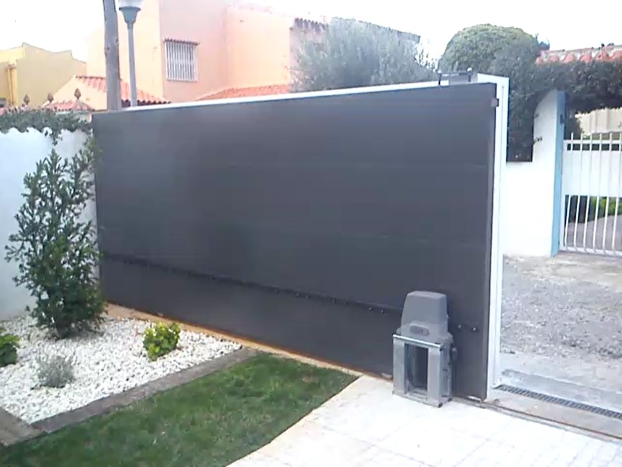 motorización puerta corredera