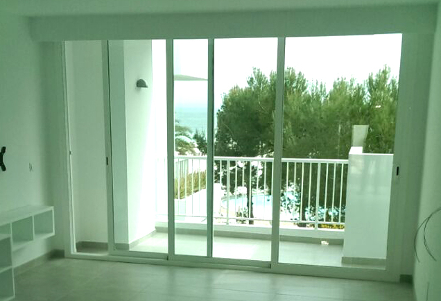 Corredera de aluminio color Blanco