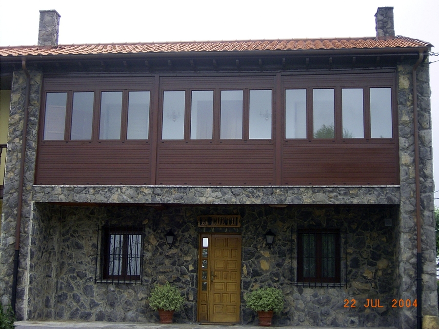 Corredor de aluminio