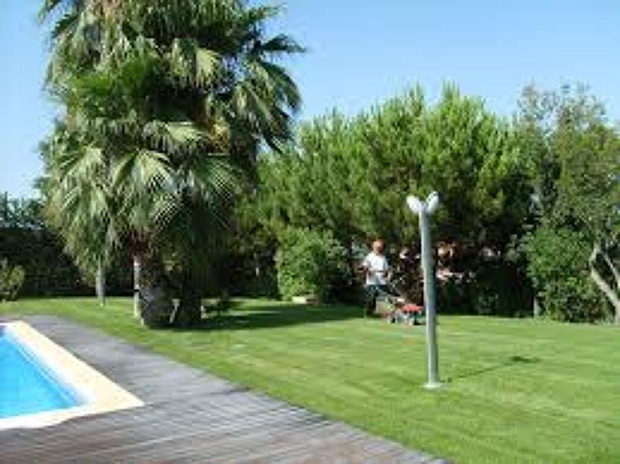 Cortar grandes extensiones del Cesped