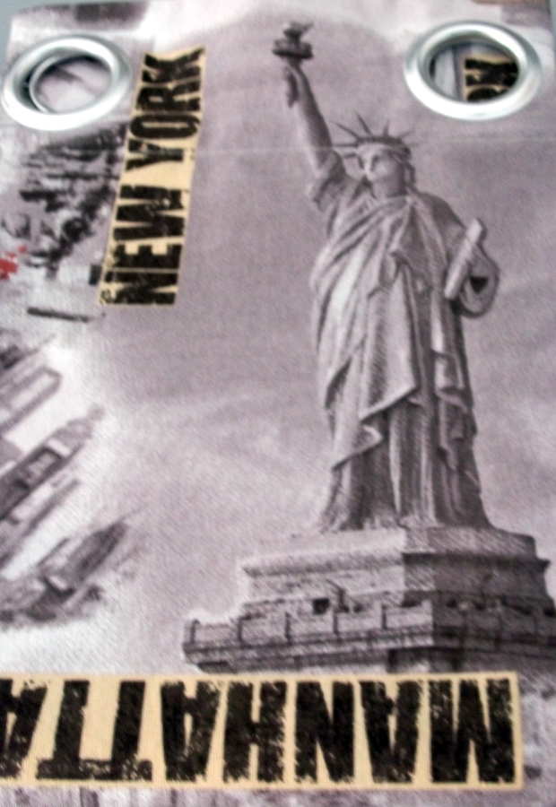 Cortina Confeccionada Ollado Niquel Mate Manhattan