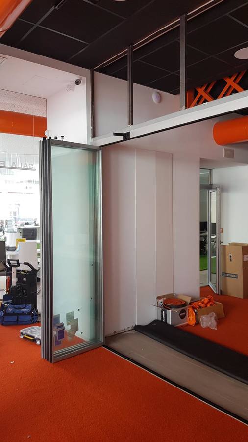 Cortinas de cristal climalit con Cristal 4+4/12/4+4