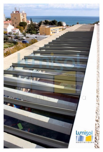 Cortina de Cristal y Techos fijos de cristal