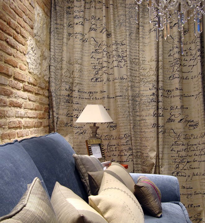 Cortinas de escritura.