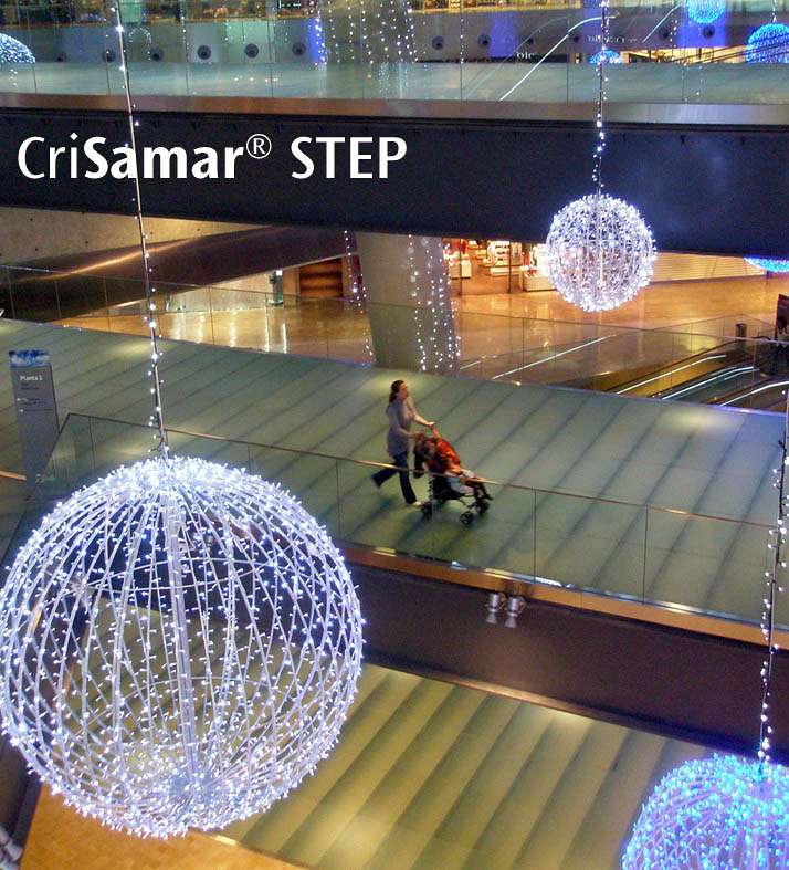 CriSamar STEP, vidrio pisable antideslizante