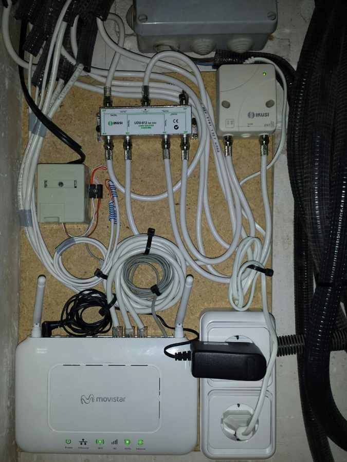 cuadro amplificado de telecomunicaciones