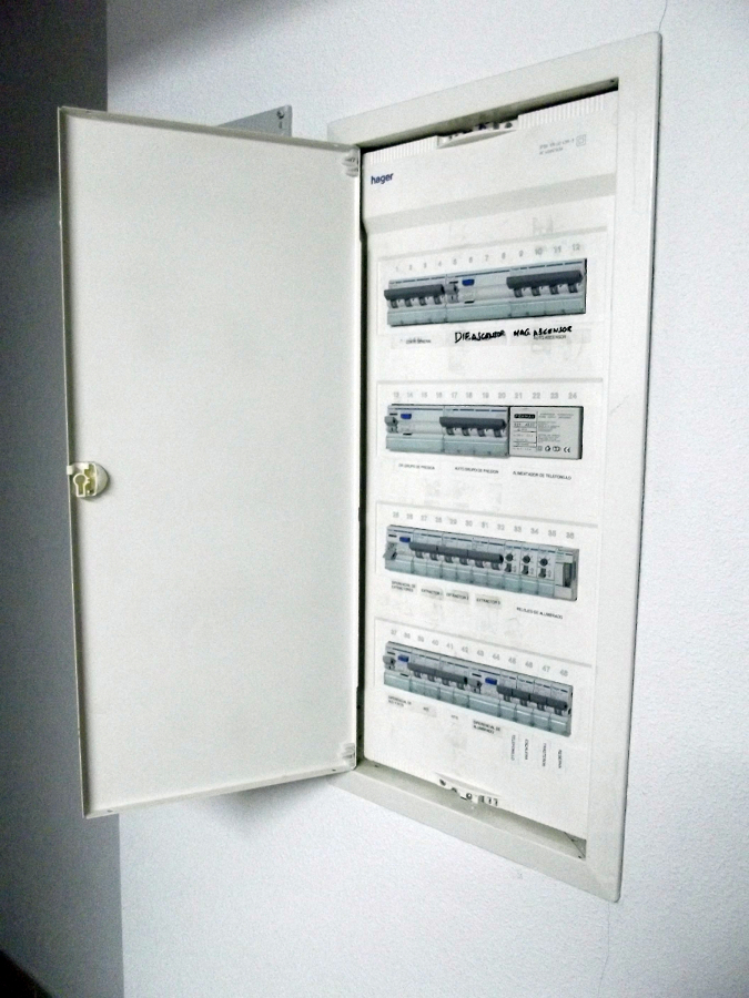 Cuadro eléctrico de finca