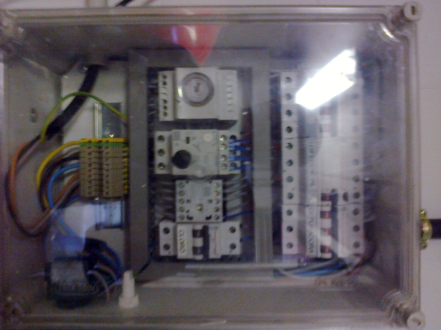 cuadro electrico piscina comunidad