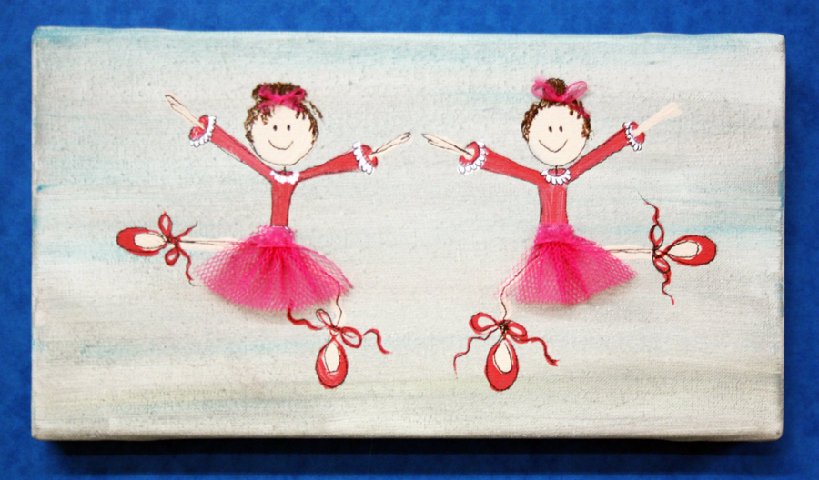 Cuadro infantil de bailarina