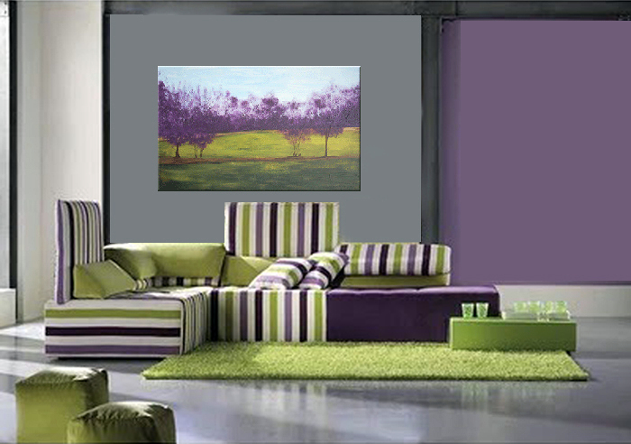 Cuadro paisaje impresionista