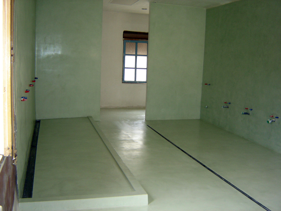 reforma con microcemento