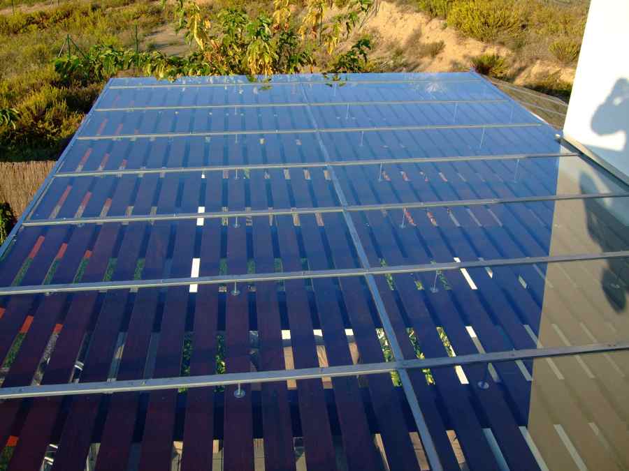 Cubierta acristalada