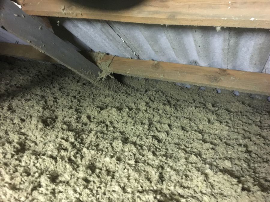 BAJOCUBIERTA REALIZADA CON 25 CM DE LANA DE ROCA ROCKPRIME