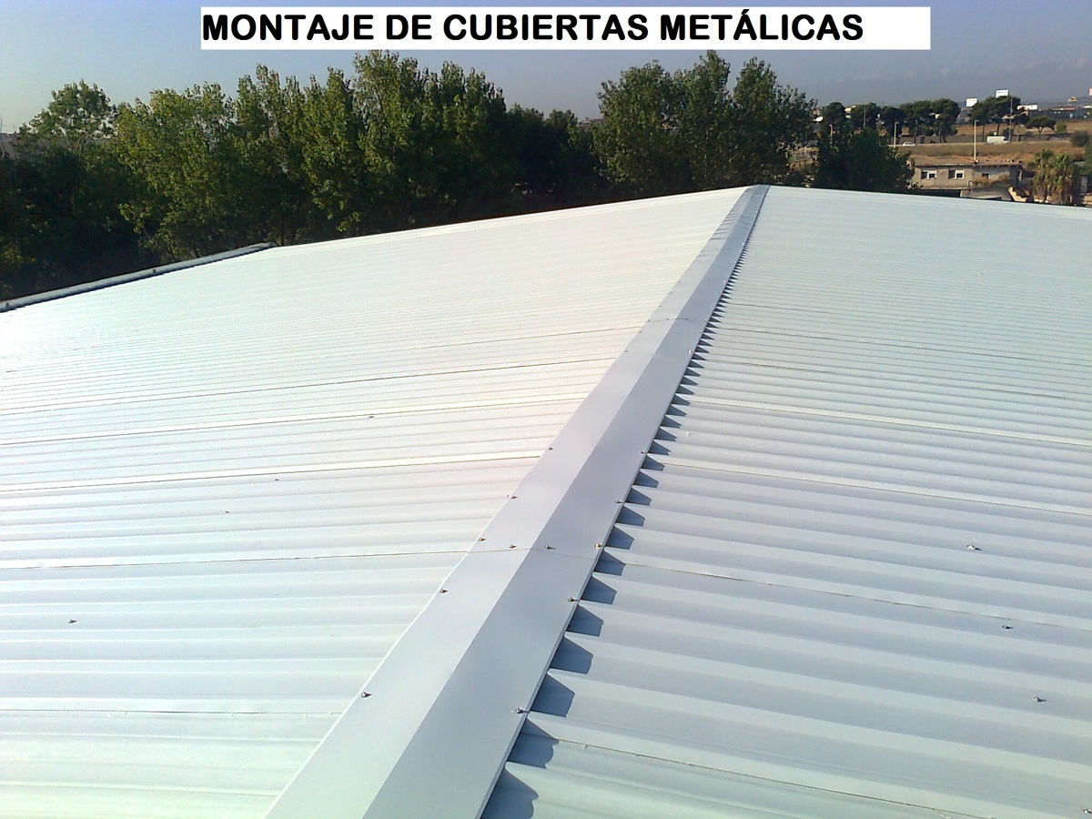 CUBIERTA DE CHAPA GRECADA PRELACADA