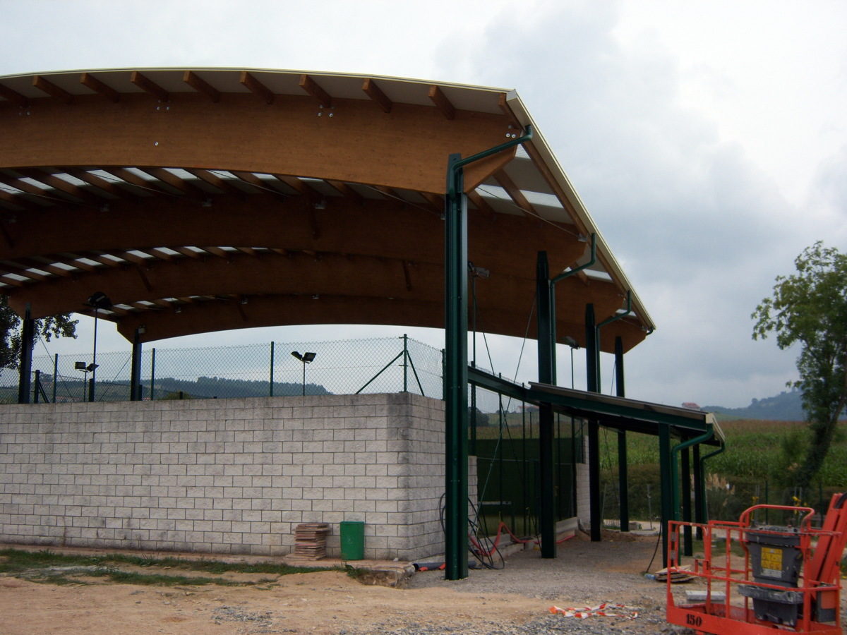 Cubierta de pistas de padel de Meruelo (2)