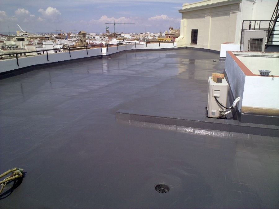 cubierta edificio alianz,, sevilla