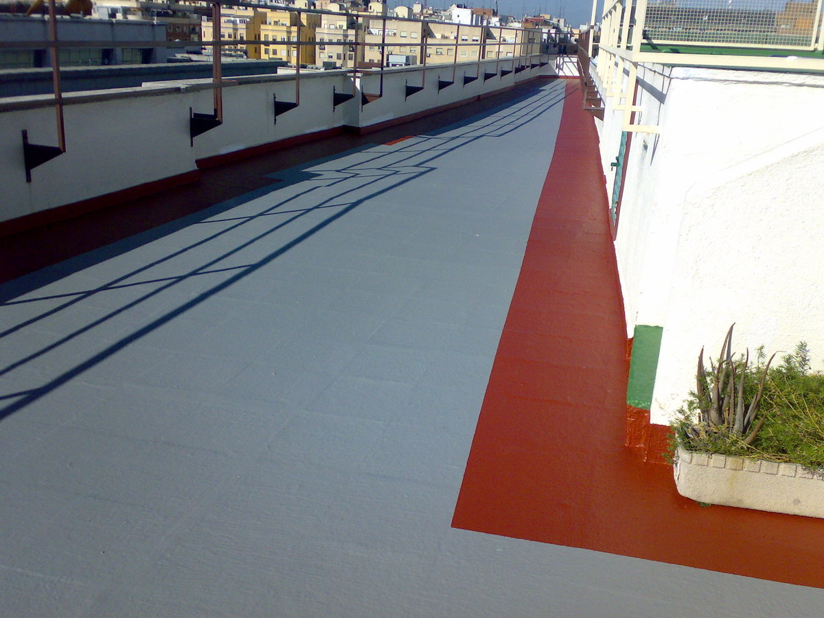 Cubierta en C/ Jorge Juan