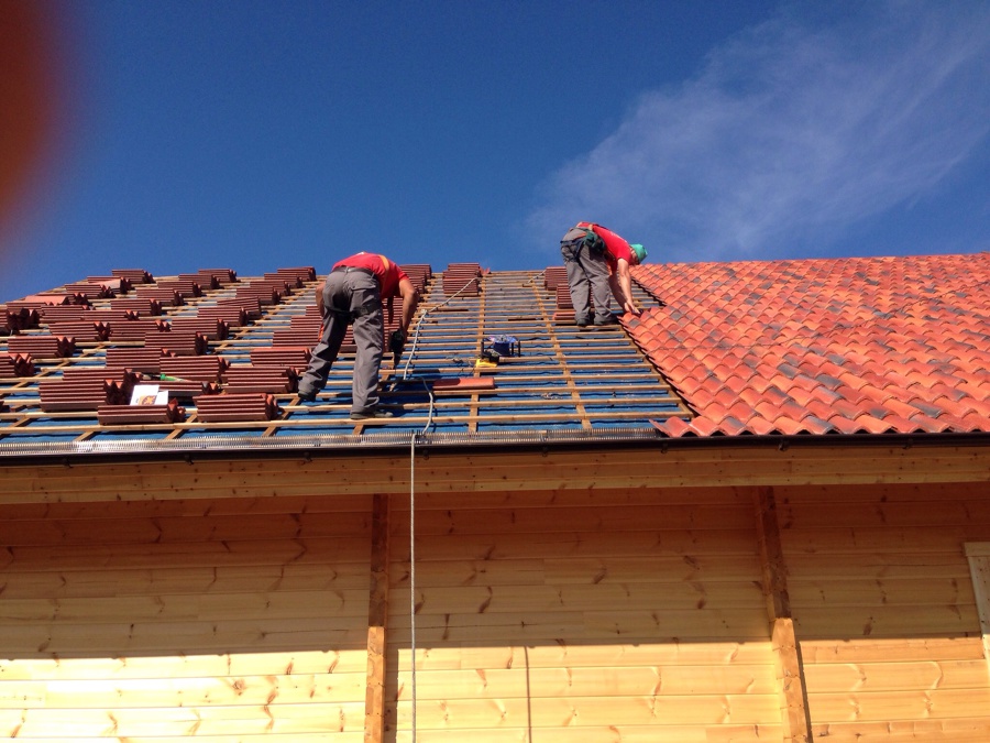 Cubierta en casa de madera en La Vecilla 