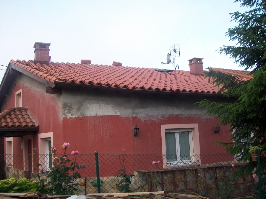 cubierta en paderni  oviedo