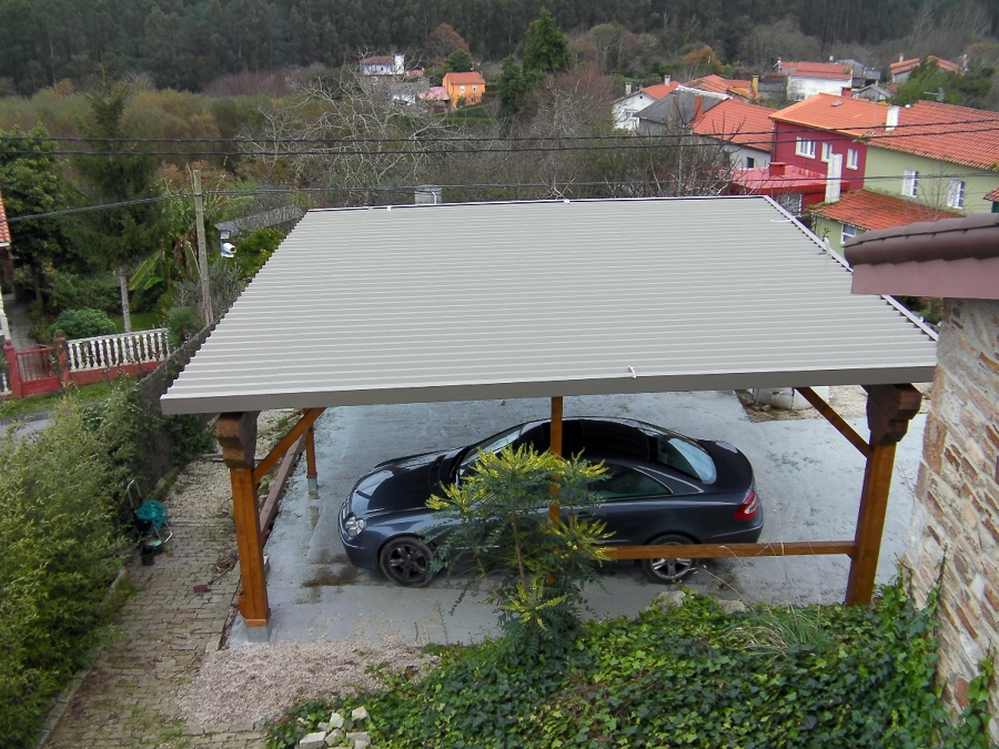 CUBIERTA MADERA CHAPA MADERA