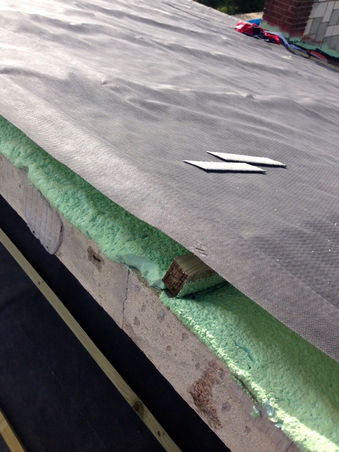 Cubierta realizada en Benazolve