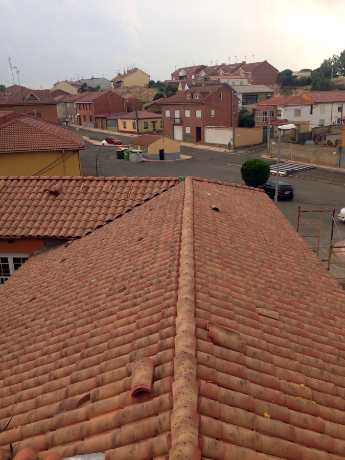 Cubierta realizada en Villanueva del Carnero