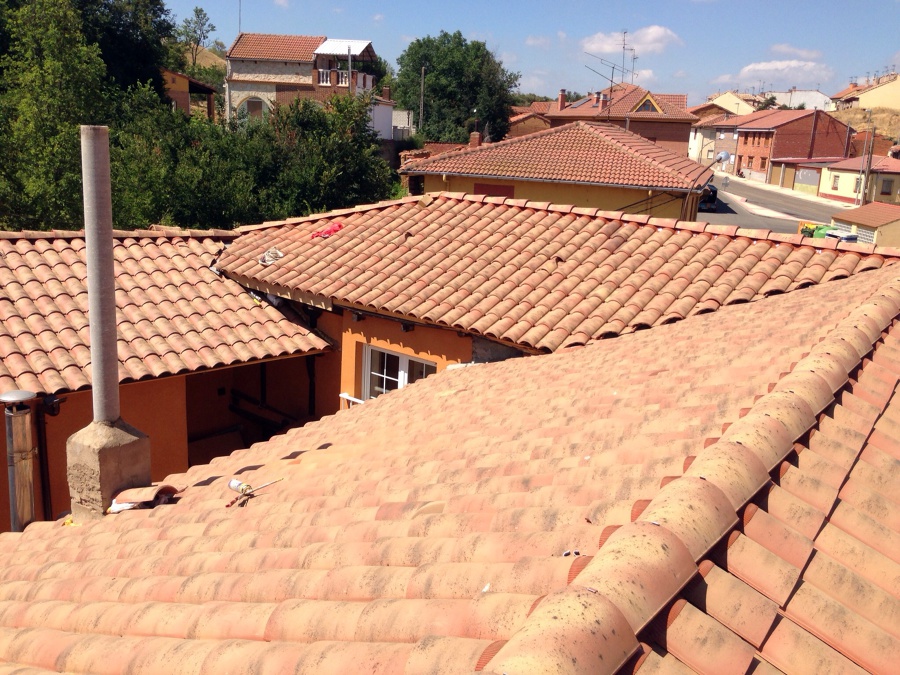 Cubierta realizada en Villanueva del Carnero