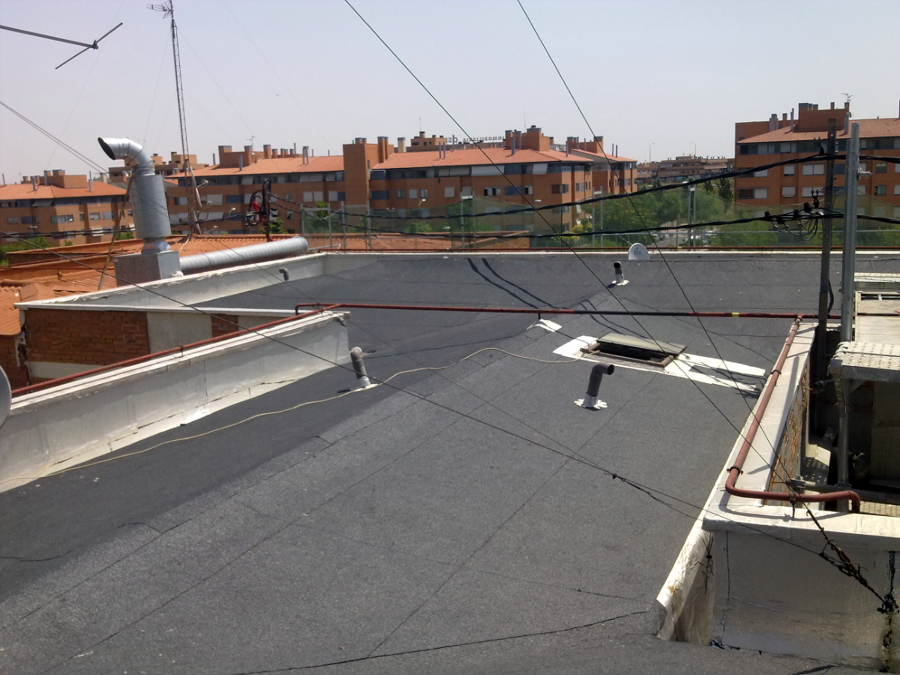 cubierta tela asfaltica