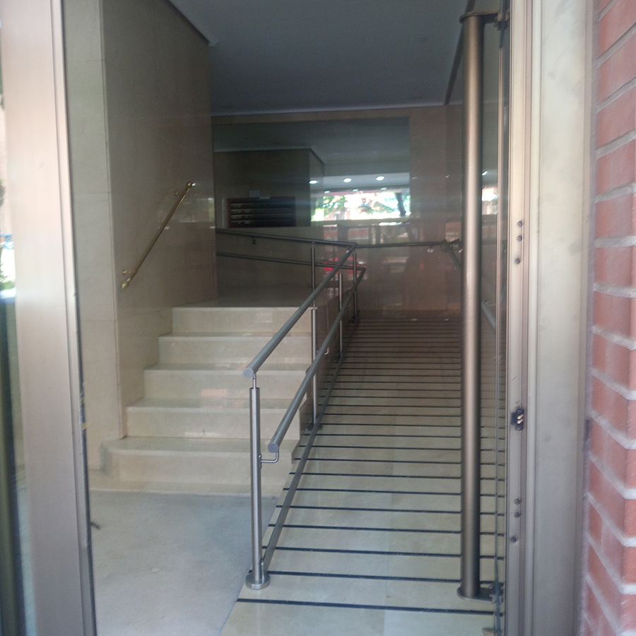 ejecución rampa accesibre