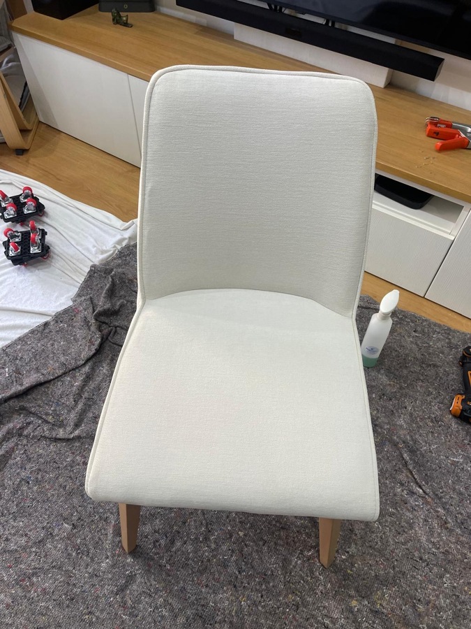 LIMPIEZA SILLA DESPUES