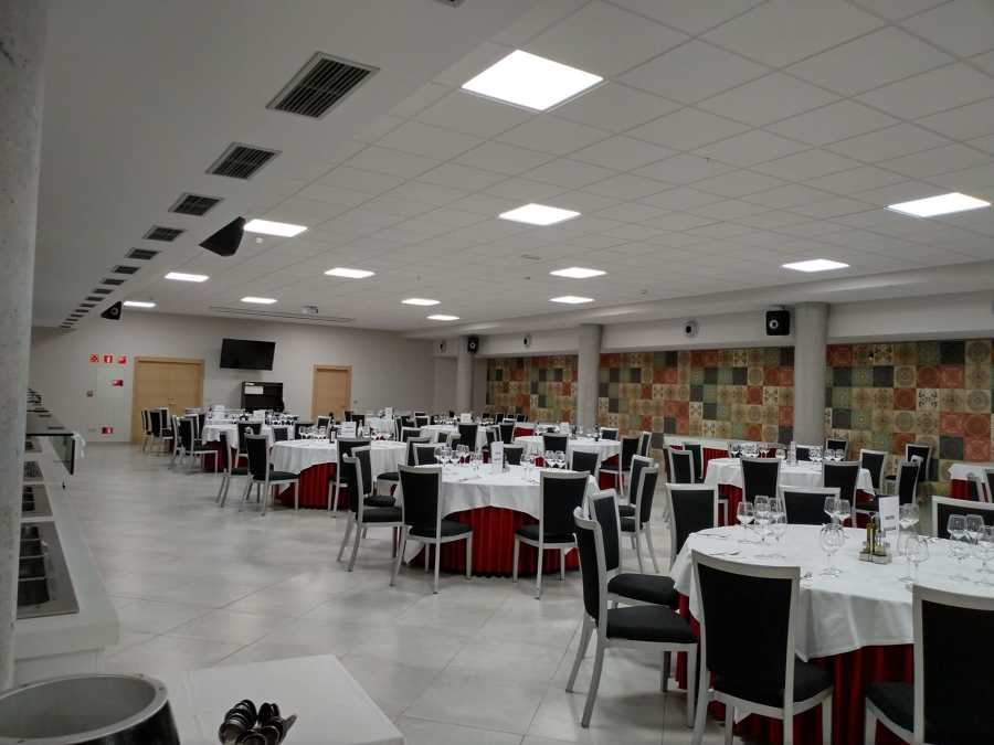 Rehabilitación salón comedor hotel