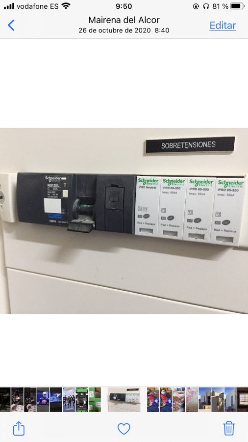 Protecciones cuadros electricos