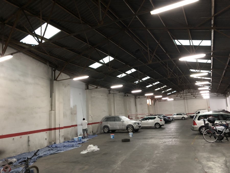 Garaje, antes de la renovación.