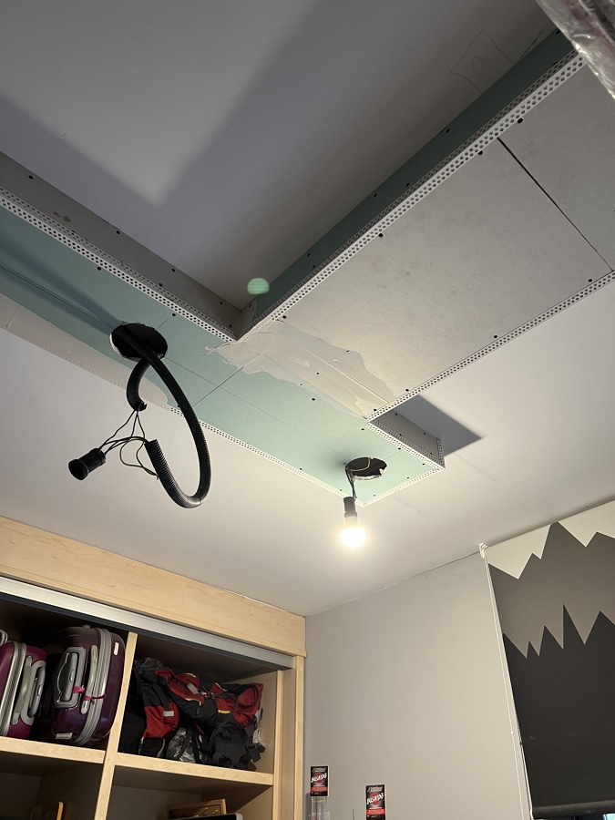 Cajones para luces empotradas