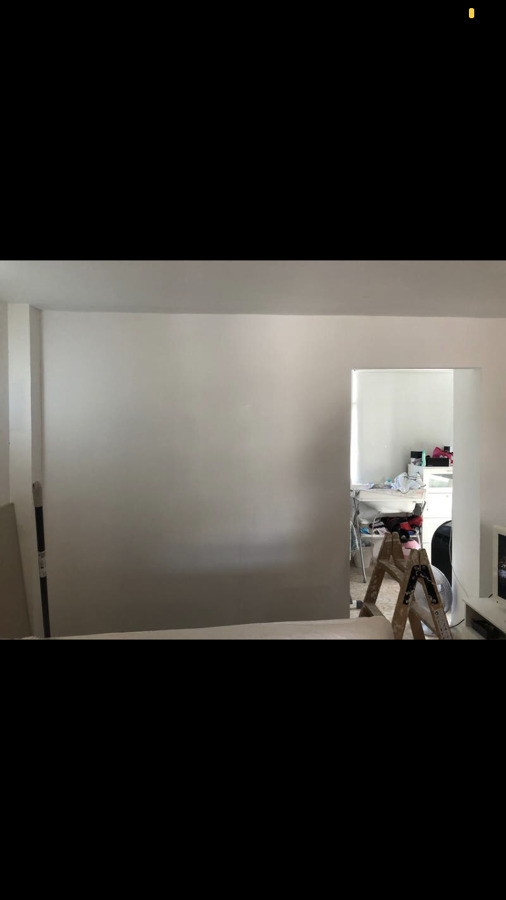 Tabiqué realizado para división de estudio