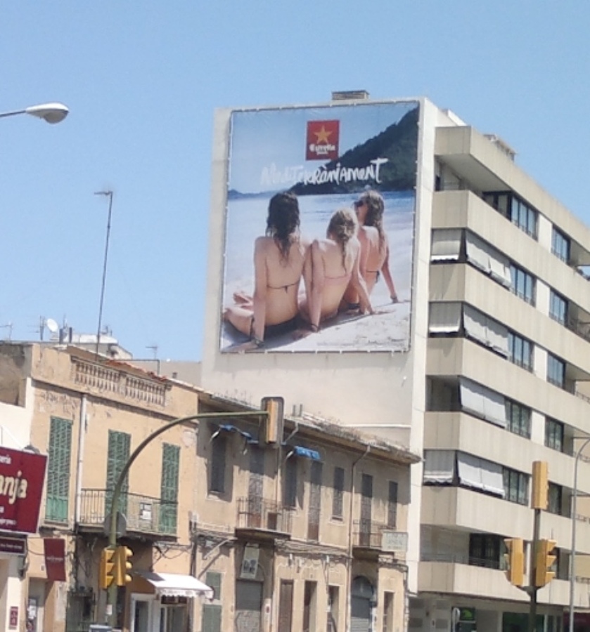 Lona mediante trabajo vertical