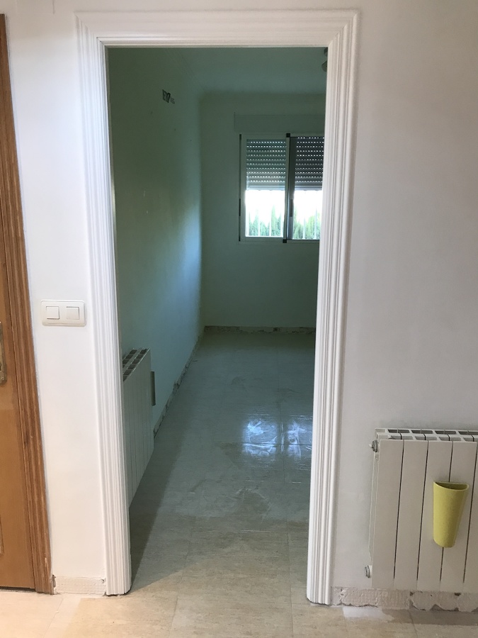 Lacado de marcos y tapetas insitu