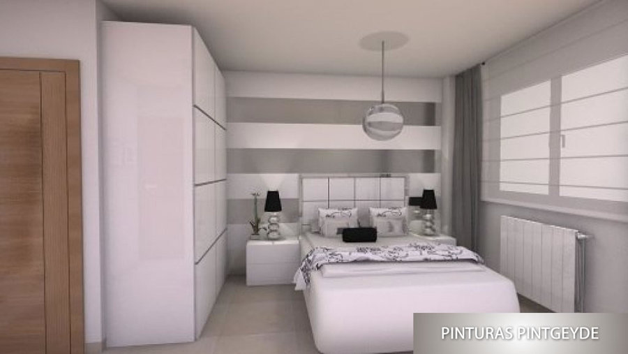 DECORACION DE HABITACIÓN A RALLAS