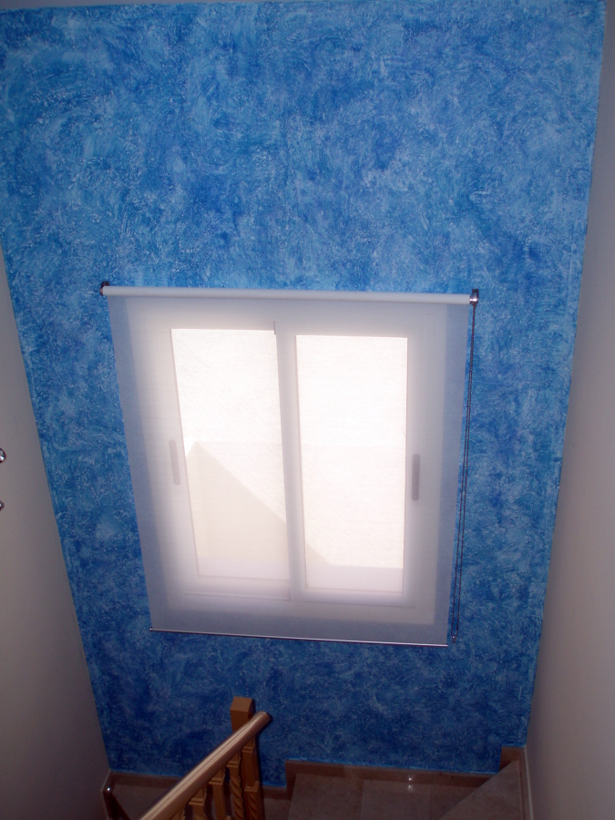 Decoración en escalera